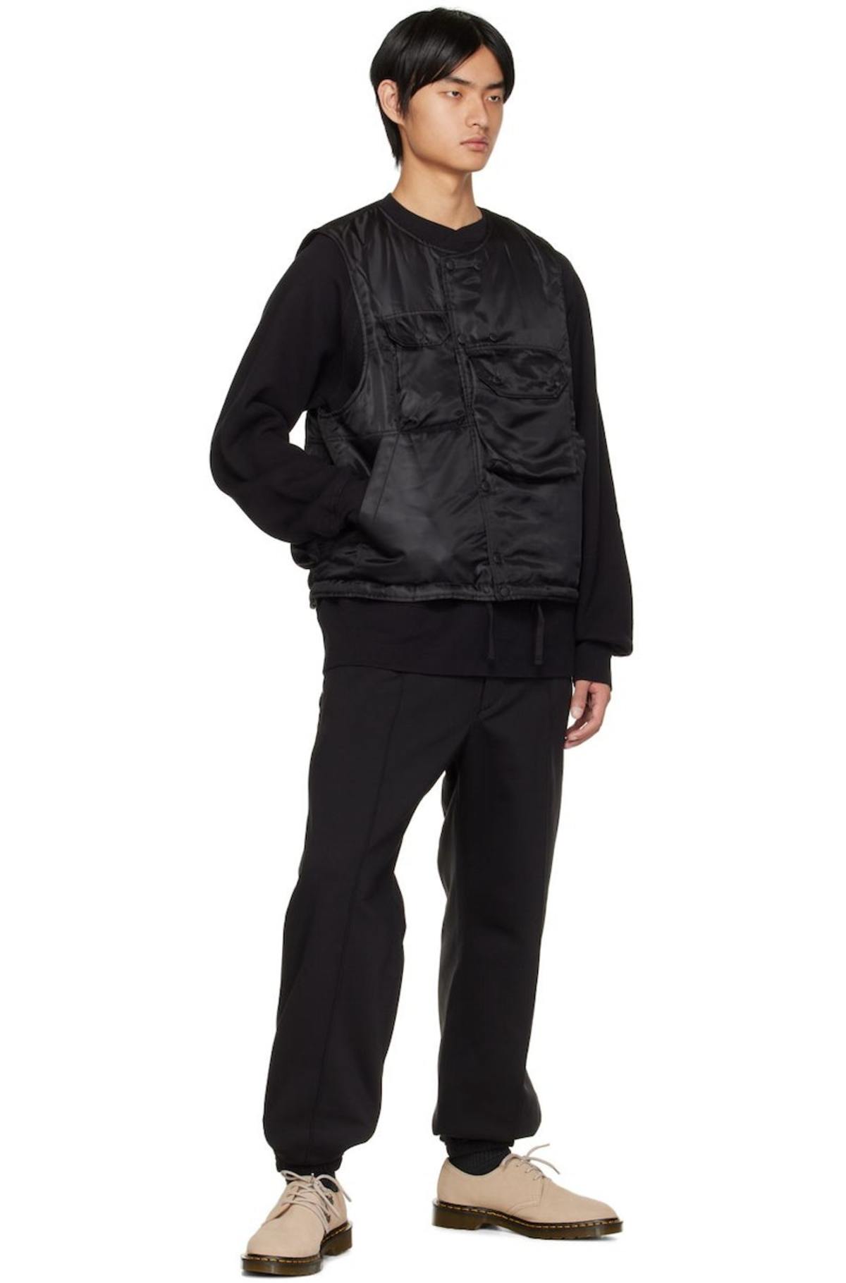 トップス Engineered Garments Cover Vest PRIMALOFT Engineered Garments Black Cover Insulated Vest | Garmentory
