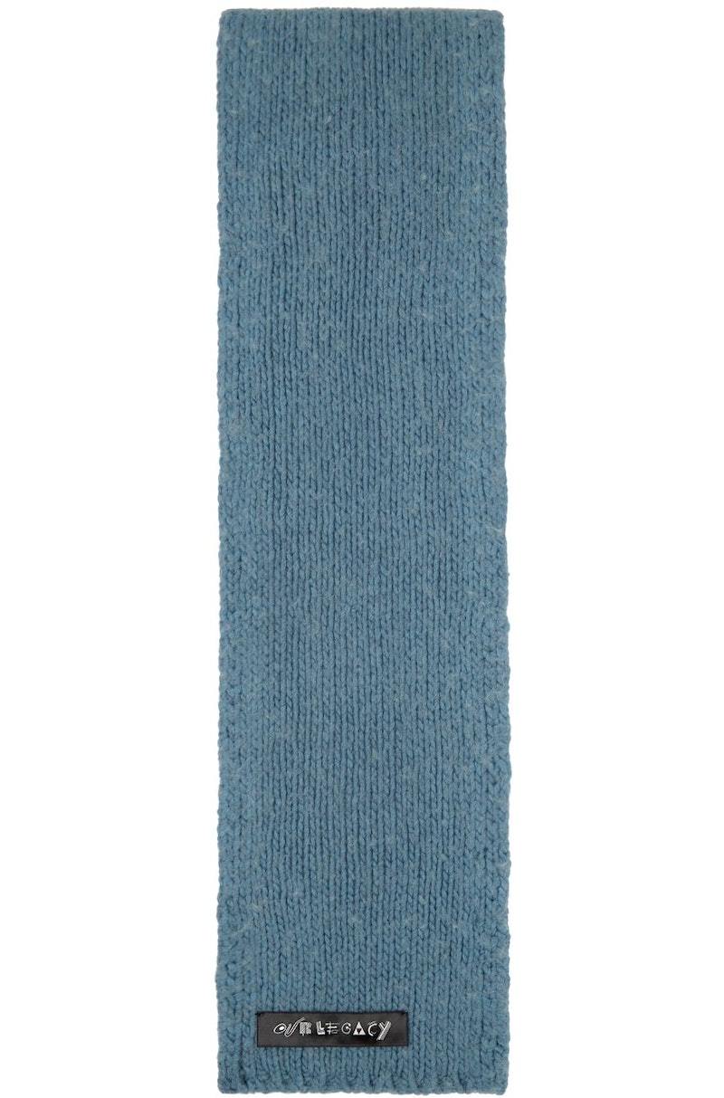 Our Legacy Blue Floss Scarf | Garmentory