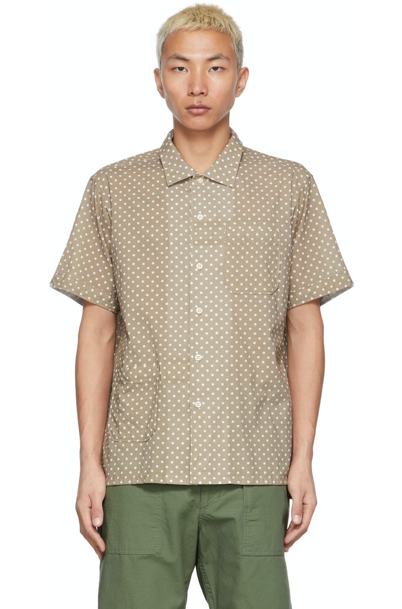 Tan Polka Dot Men's Sweatshirt main image 0