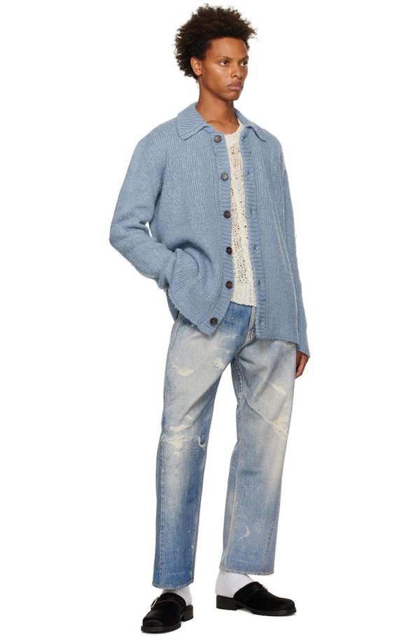 Our Legacy Blue Big Cardigan | Garmentory