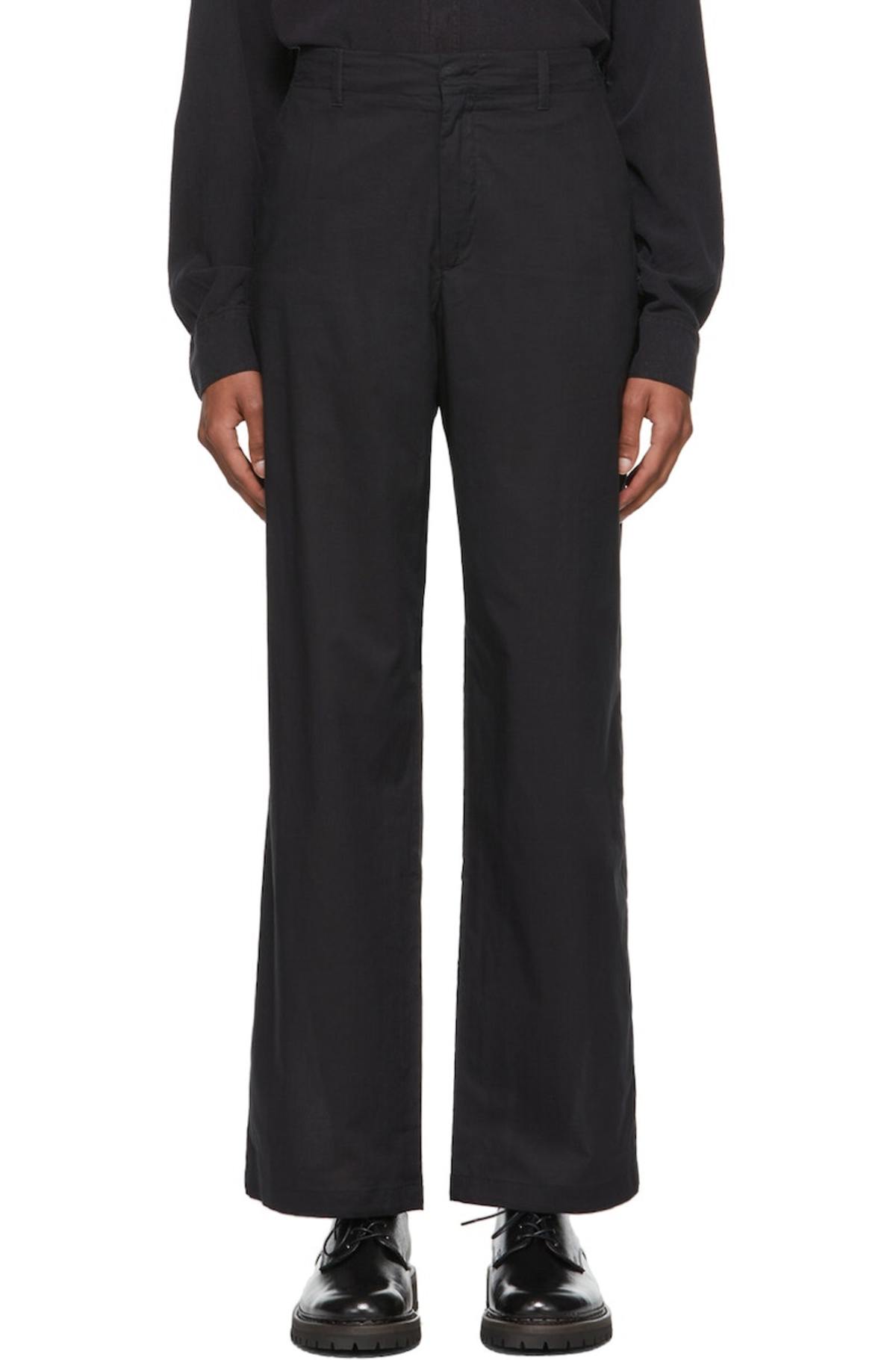 Our Legacy Borrowed Chino Trousers - Black Voile | Garmentory