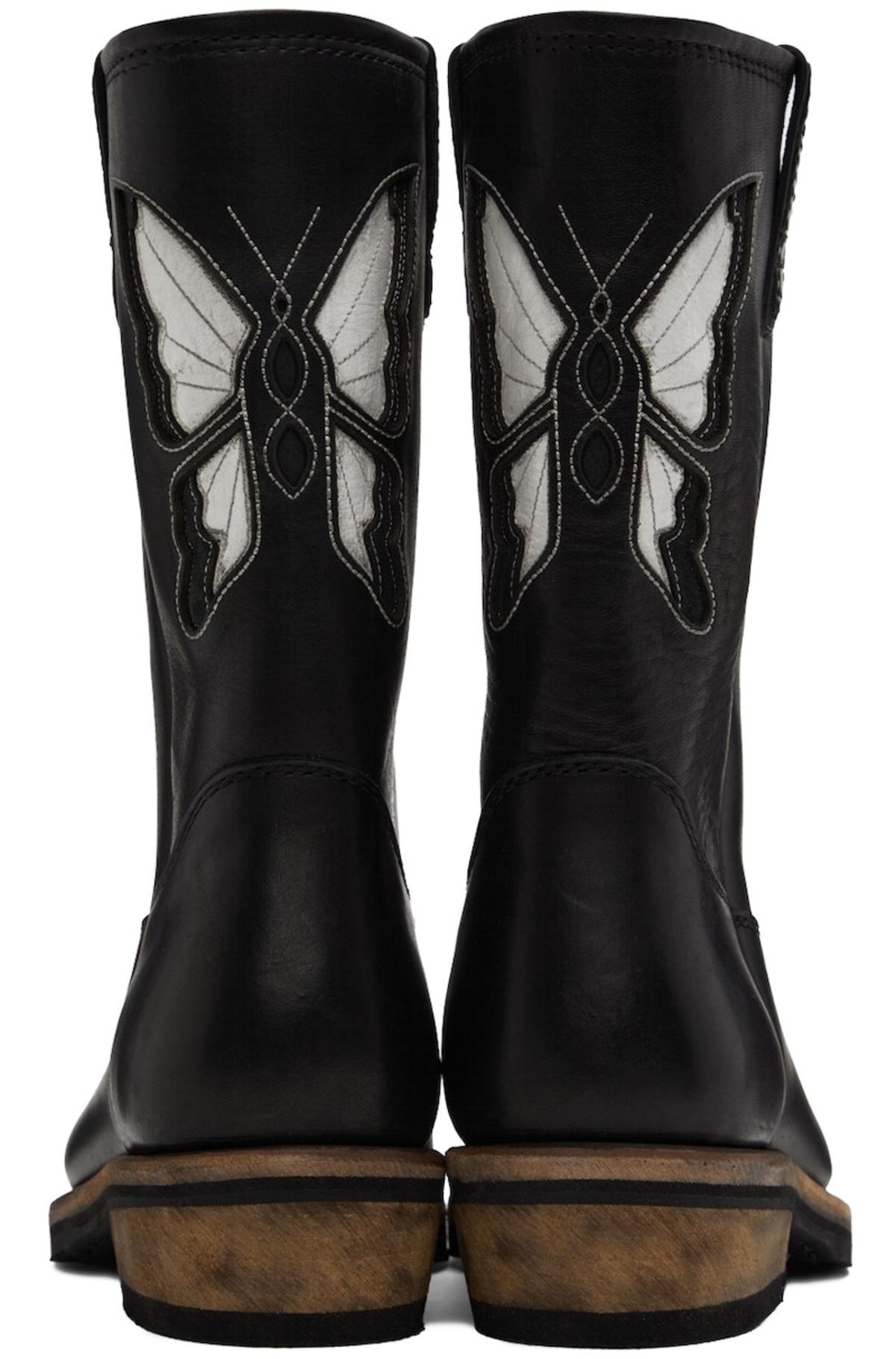 Our Legacy Black Flat Toe Boots Garmentory