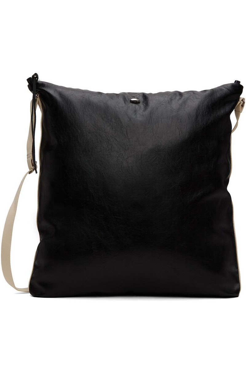 小物 OUR LEGACY TIE Black Real Fake Leather Our Legacy Tie in Black Real Fake Leather | FWRD