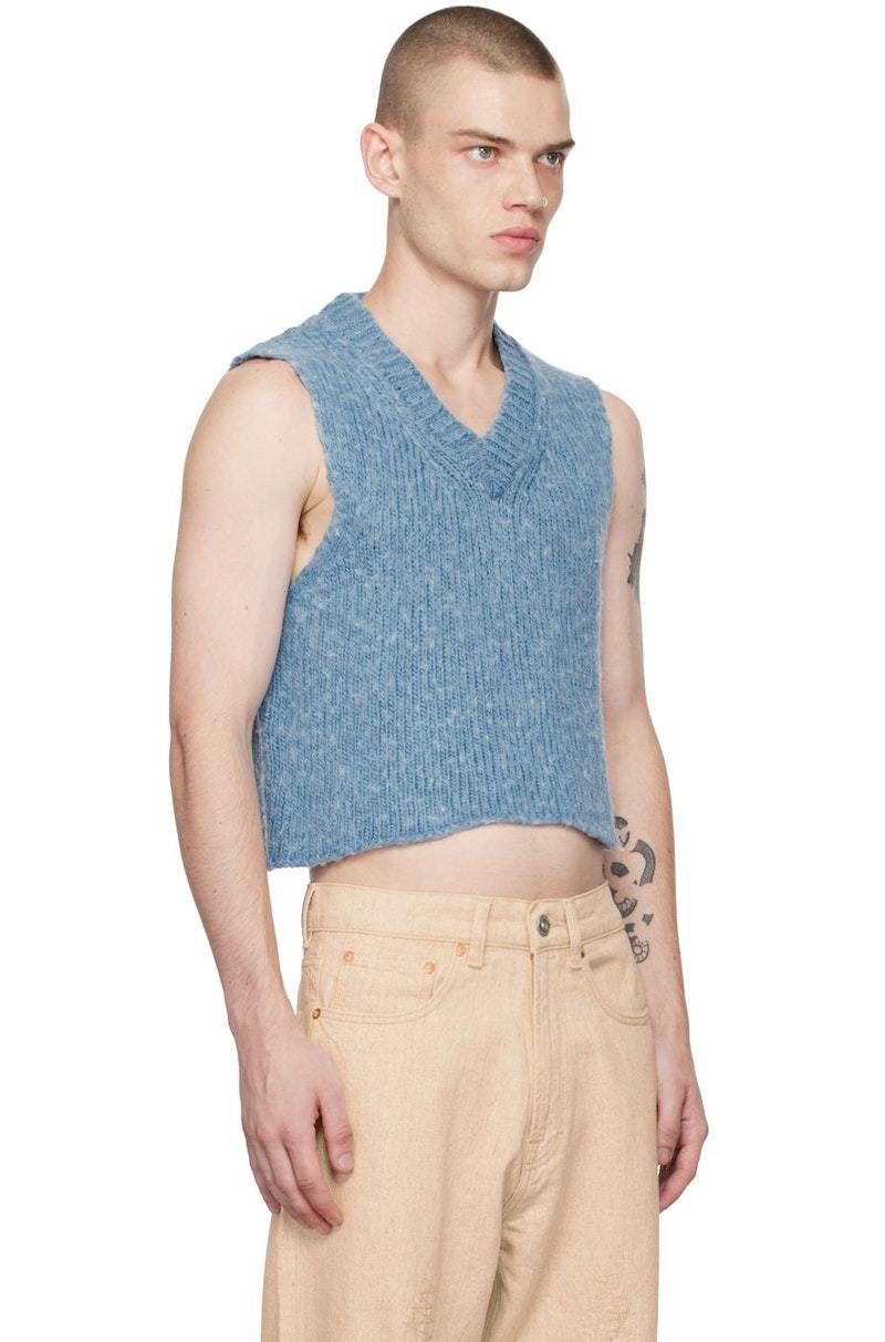 トップス OUR LEGACY INTACT VEST BLUE Our Legacy Blue Intact Vest | Garmentory