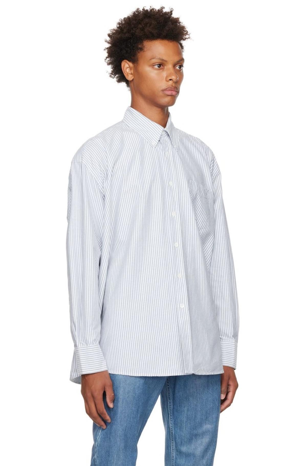 Our Legacy Borrowed BD Shirt - Blue | Garmentory