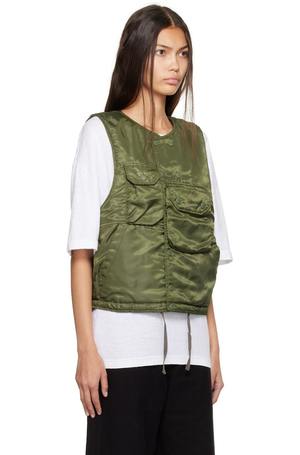 Engineered Garments Cover Vest - Olive | Garmentory
