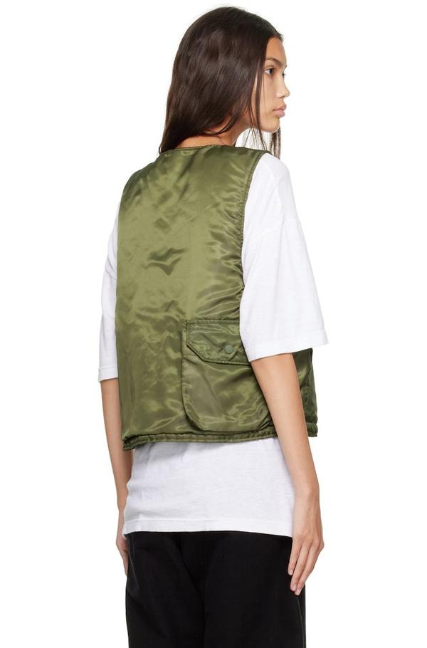 Engineered Garments Cover Vest - Olive | Garmentory