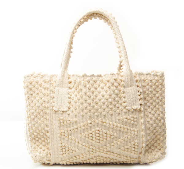Antonello Cream/Gold Urtei Tote Antonello Cream/Gold Urtei Tote