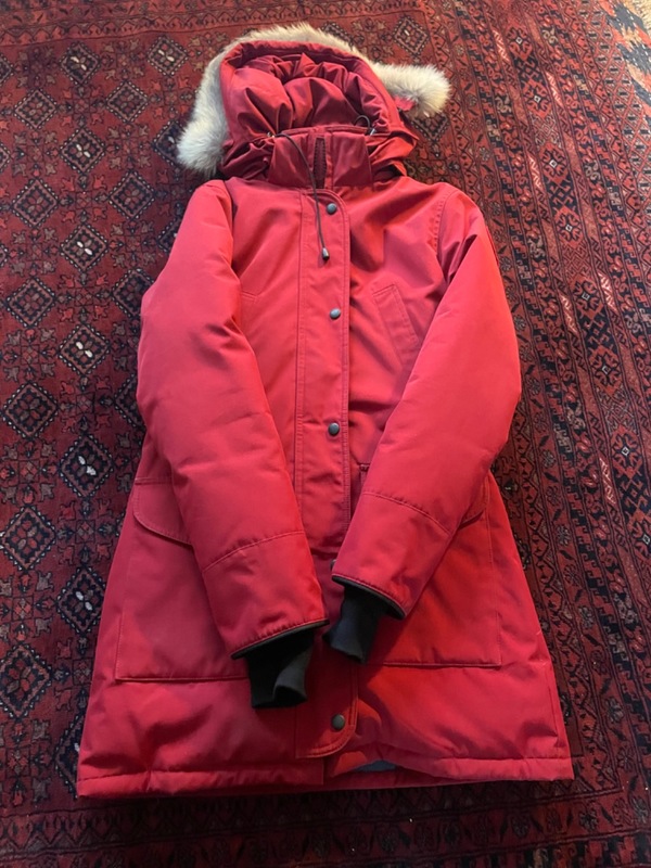 Canada goose victoria outlet parka redwood