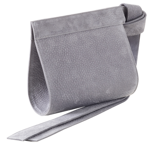 Tsatsas XS Grey Nubuck Tape Bag Tsatsas XS Grey Nubuck Tape Bag