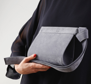 Tsatsas XS Grey Nubuck Tape Bag Tsatsas XS Grey Nubuck Tape Bag