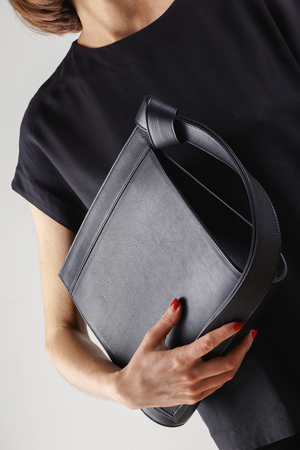 Tsatsas Black Tape Bag Tsatsas Black Tape Bag