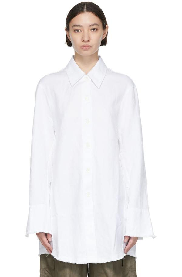 Our Legacy White Big Welding Shirt | Garmentory