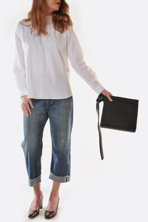 Tsatsas Black Tape Bag Tsatsas Black Tape Bag