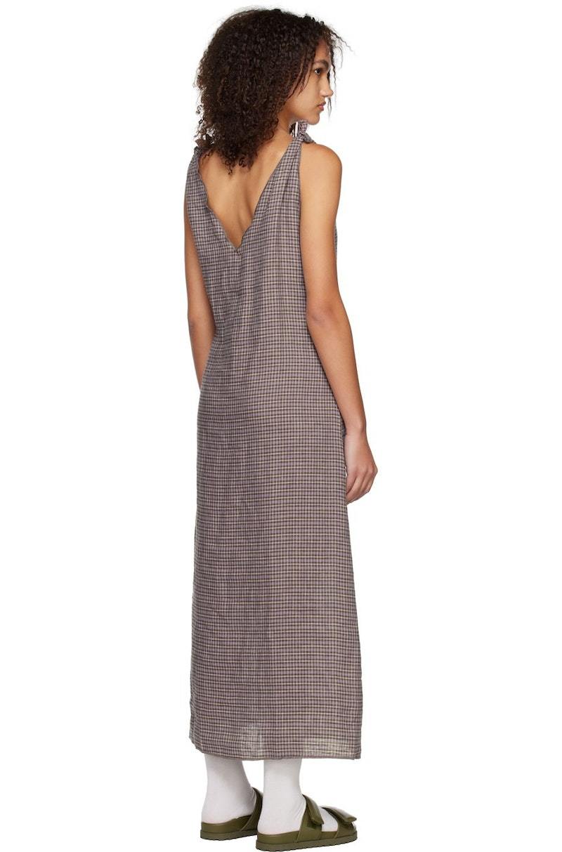 deiji studios brown dress Deiji Studios Peplum Dress in Chocolate