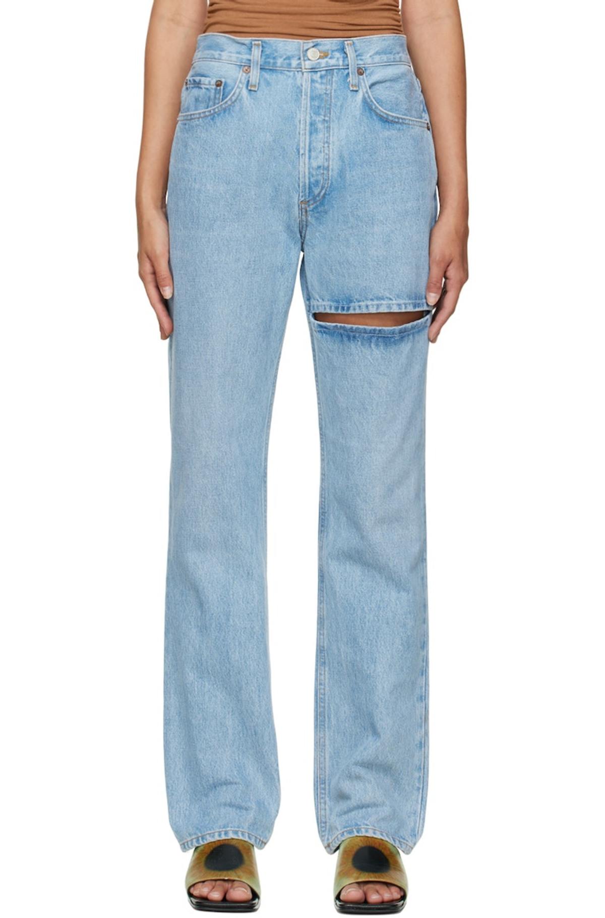 AGOLDE Lana Vintage Straight Jeans Clash Garmentory