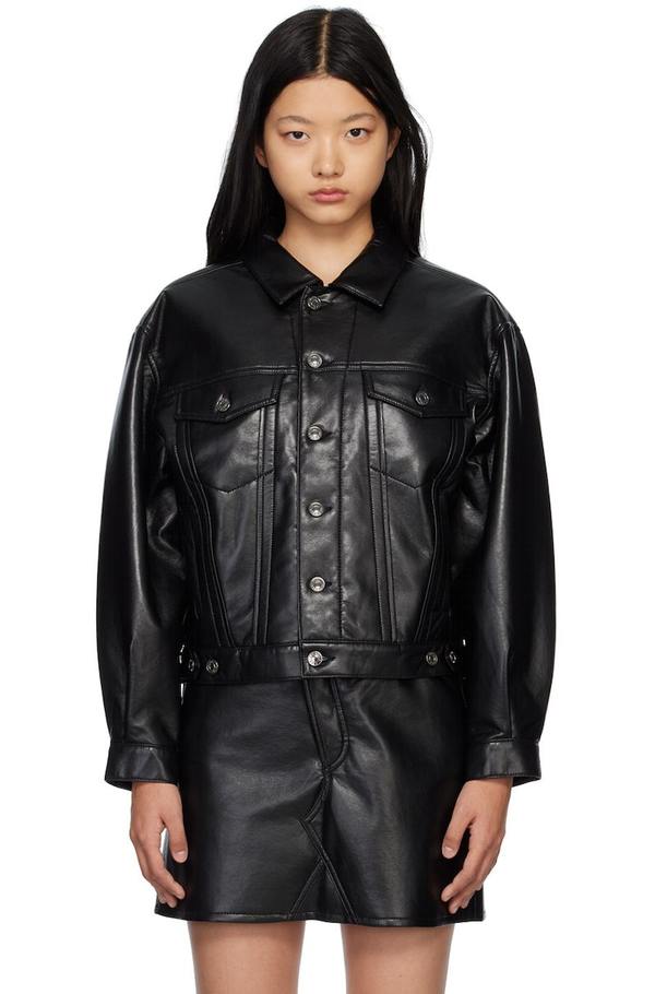 AGOLDE Charli Leather Jacket Detox on Garmentory