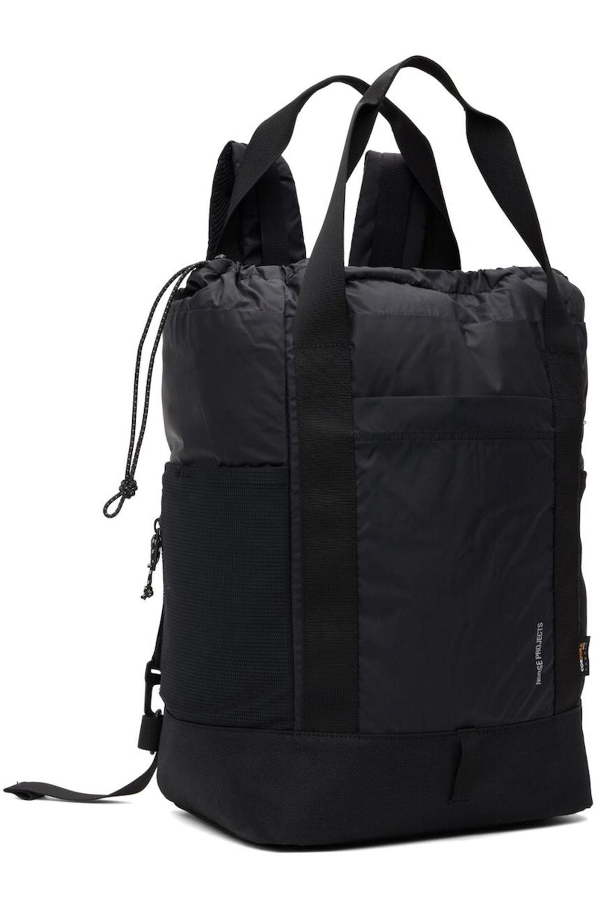 Norse Projects Hybrid Backpack Black Garmentory