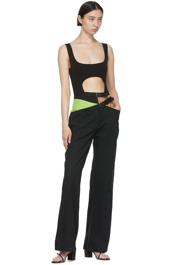 Maryam Nassir Zadeh Sacred Bodysuit - Black | Garmentory
