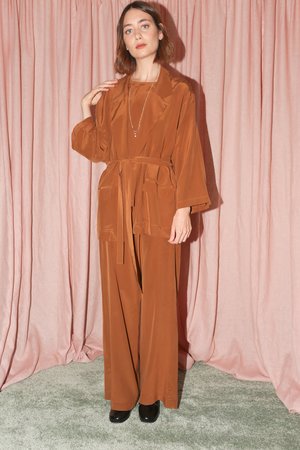 ARE Studio Elsa Robe in Chestnut ARE Studio Elsa Robe in Chestnut