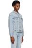 AGOLDE Charli Oversized Denim Jacket - Blue  - Thumbnail 2