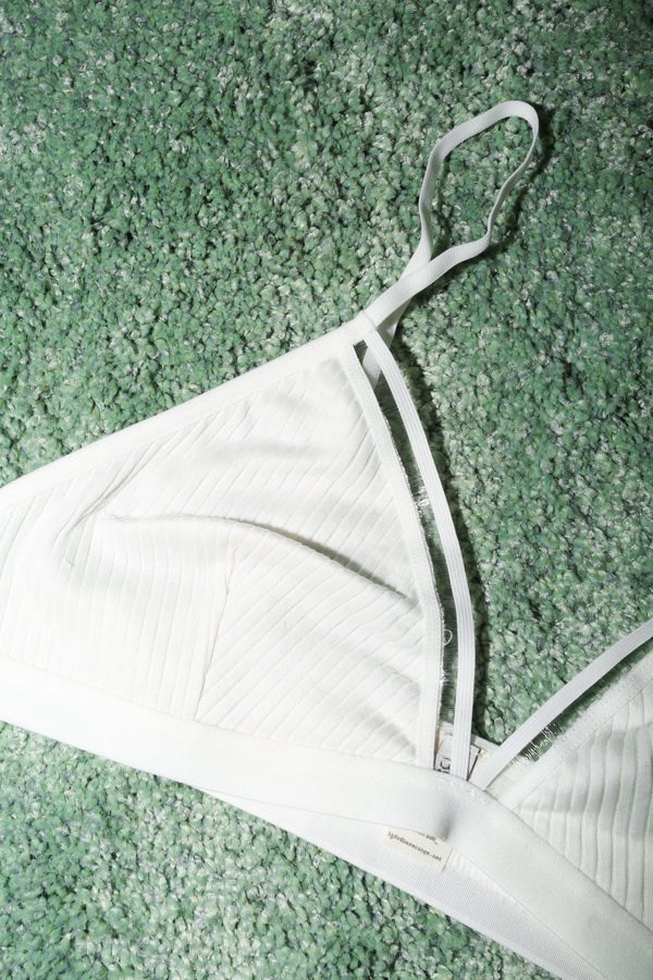 Baserange Getz Bra in White Baserange Getz Bra in White