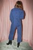 Caron Callahan Fincher Jumpsuit in Indigo Herringbone - Thumbnail 2