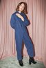 Caron Callahan Fincher Jumpsuit in Indigo Herringbone - Thumbnail 5