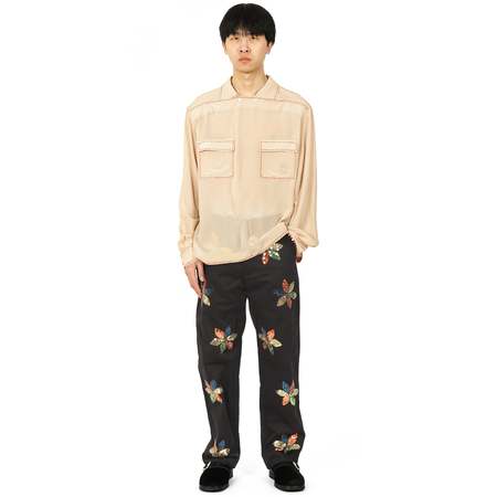 Our Legacy Pearl Cotton Chinz Mount Trouser - Beige | Garmentory