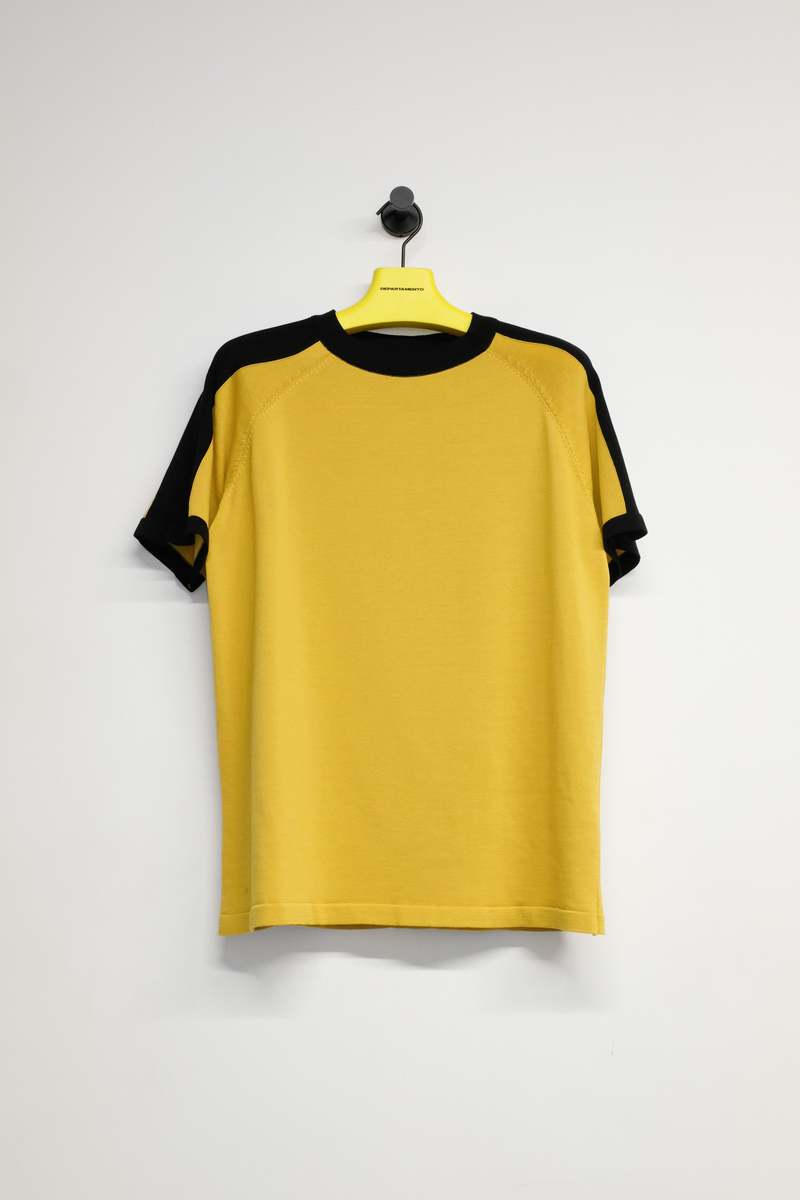 Judy Turner Ochre Nero Knit Yorn Top - Yellow | Garmentory