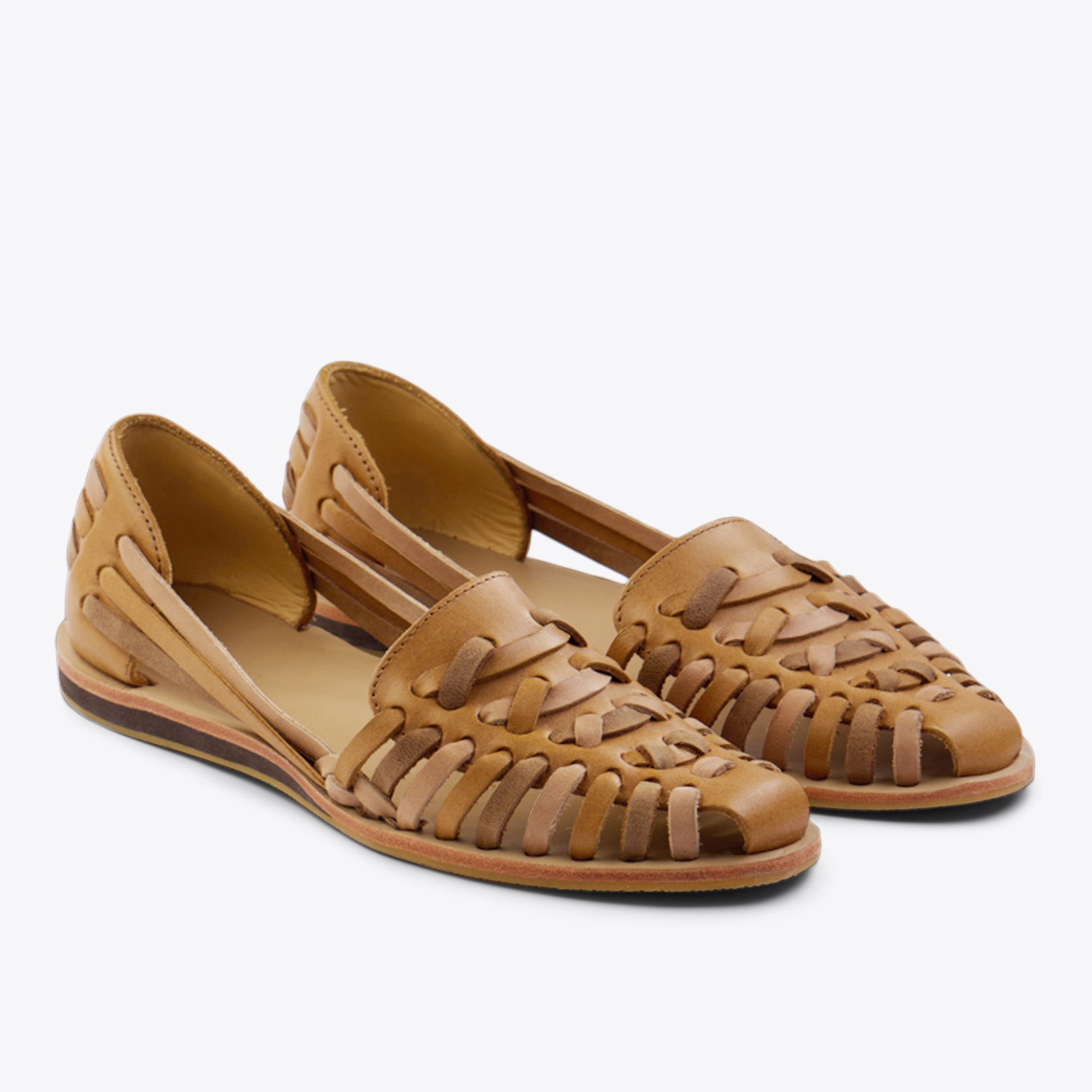 Women's Huarache Sandal Saddle Brown Colorblock | Garmentory