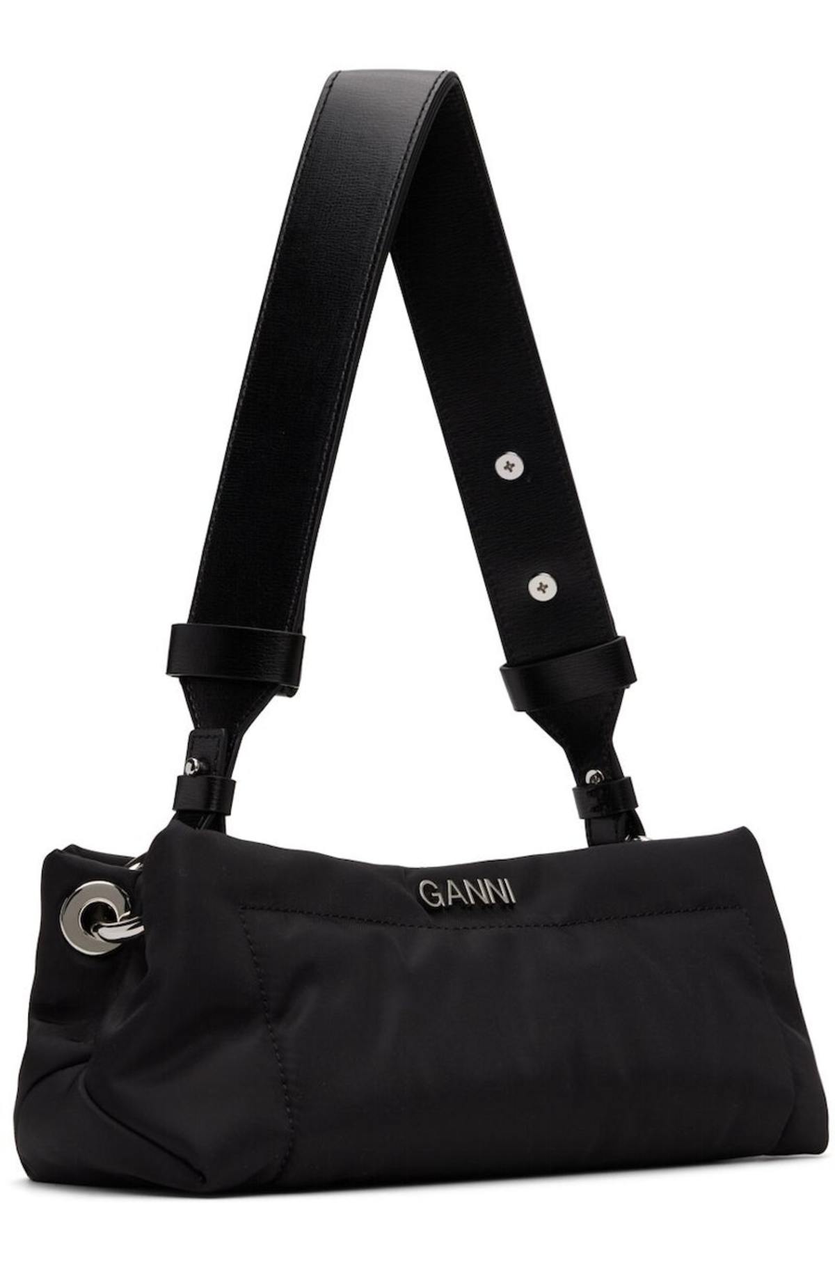 Ganni Pillow Baguette Bag - Black | Garmentory