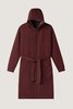 Wings + Horns Cabin Fleece Robe - Oxblood - Thumbnail 1