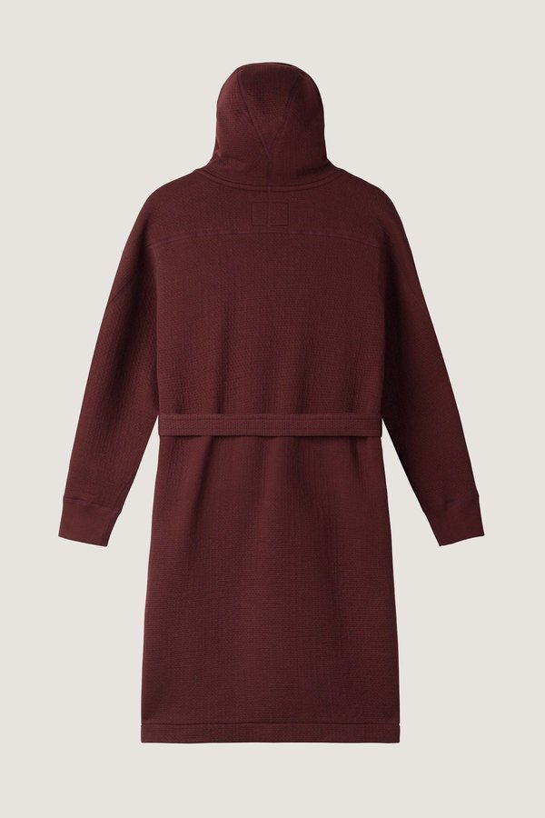 Wings + Horns Cabin Fleece Robe - Oxblood