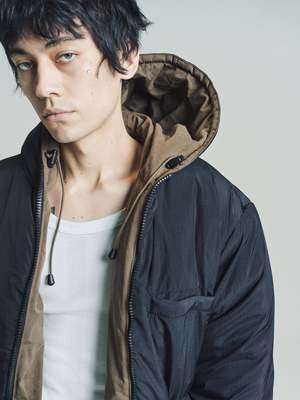 Our Legacy Wax And Nylon Vintrospec Reversible Parka - Olive