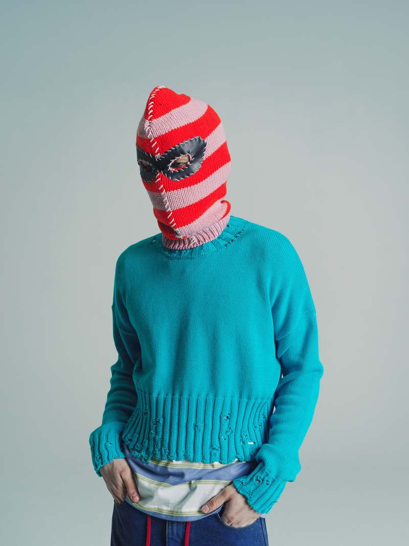 帽子 MASU MULTI STRIPE BALACLAVA(PINK) MASU(エムエーエスユー)のMULTI STRIPE BALACLAVA PINKの通販