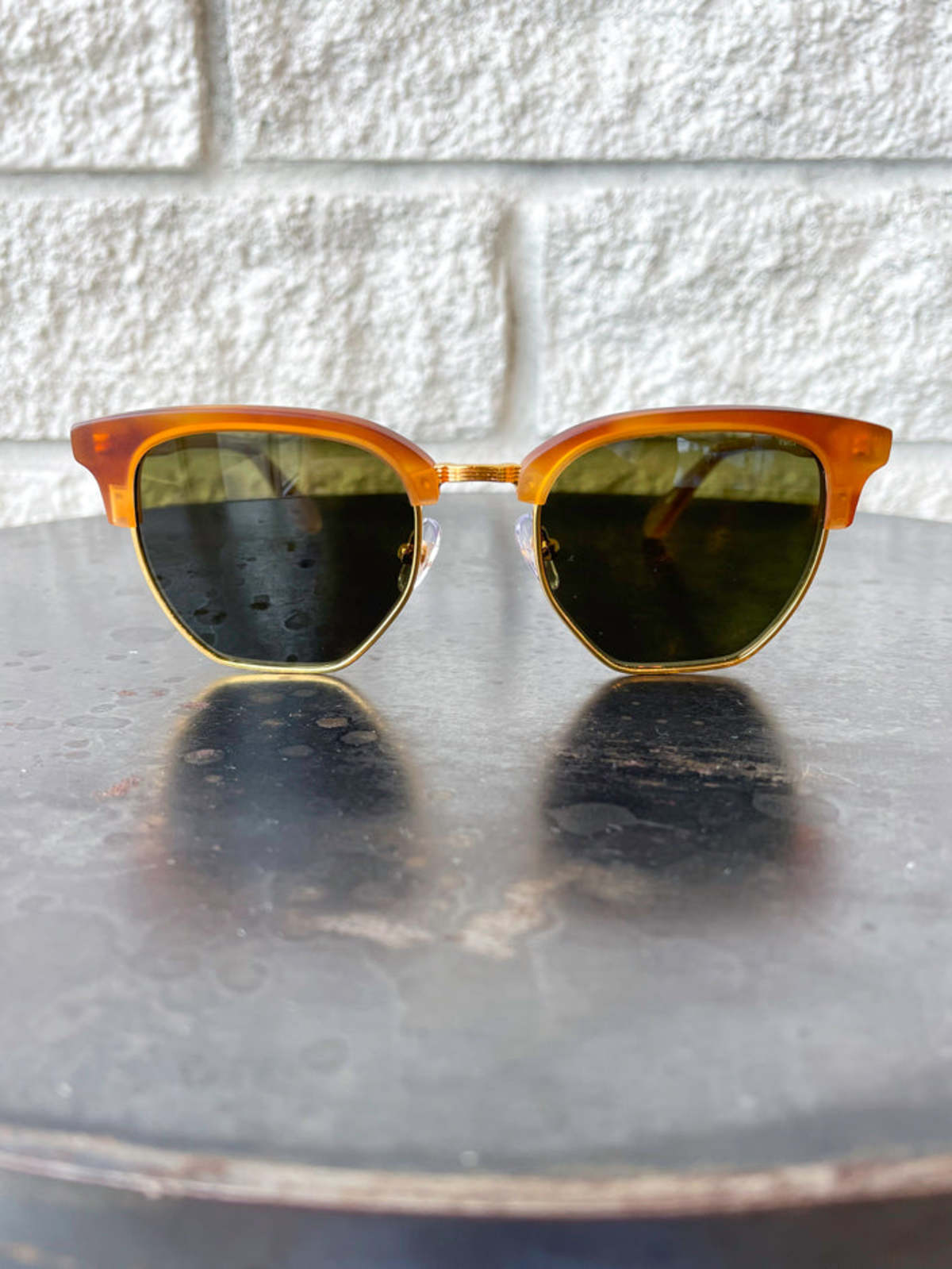 Krewe Thalia Frames - Matte Tobacco/24k | Garmentory display picture 3