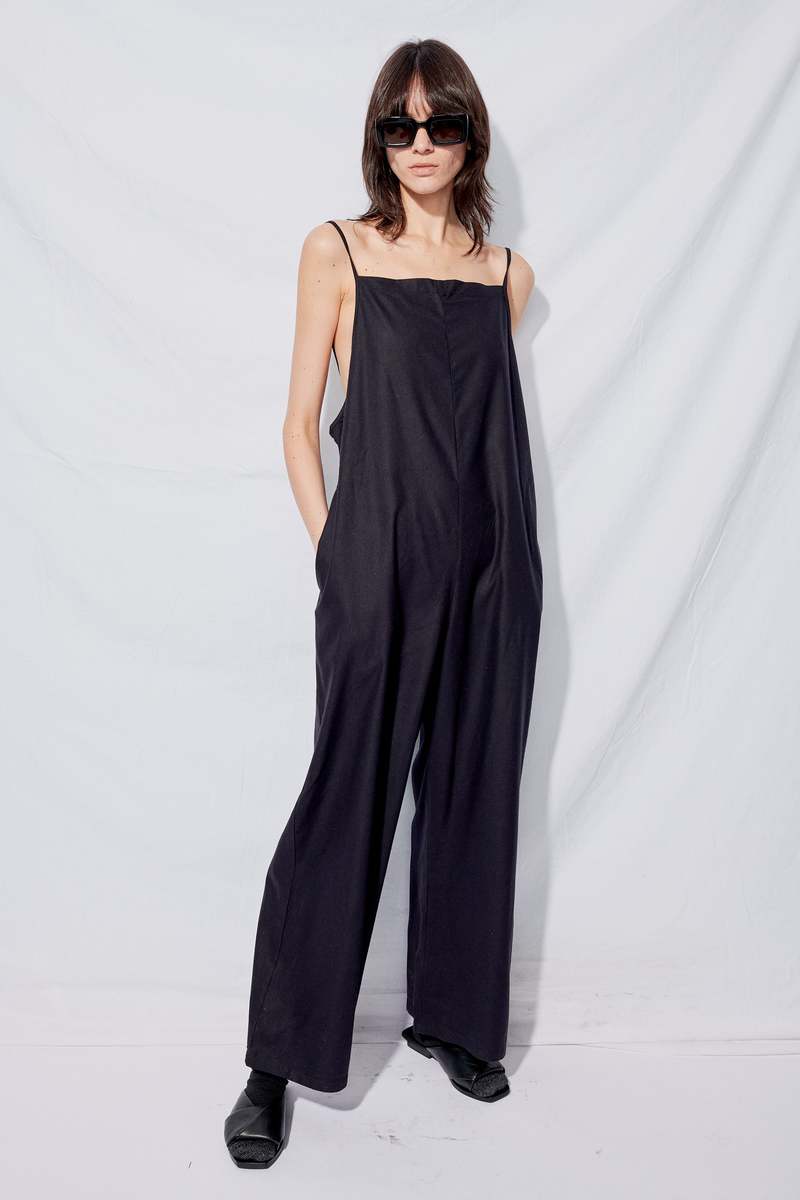 Baserange Yumi Jumpsuit - Black | Garmentory