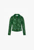 House of Sunny Barbed Wire Shirt - Green - Thumbnail 4