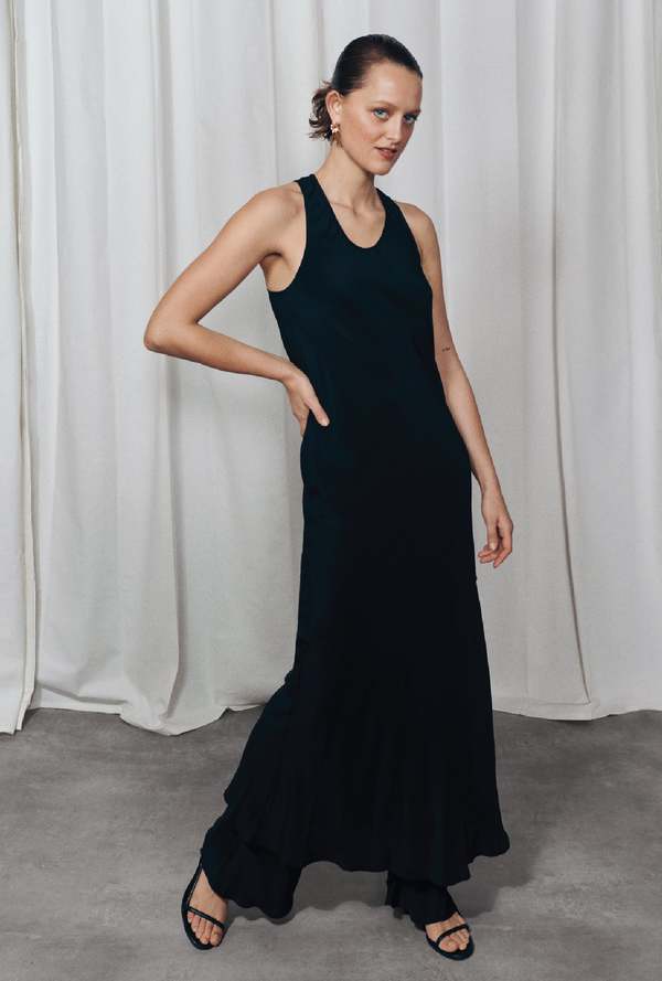 green emerald velvet dress Blondie Nites Zoey Glitter V-Neck Floor Length Dress Periwinkle / 15