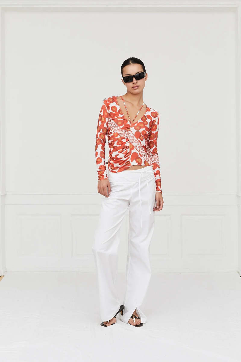 Saks Potts Buta Blouse - Boheme Flower Print Saks Potts Buta Blouse - Boheme Flower Print