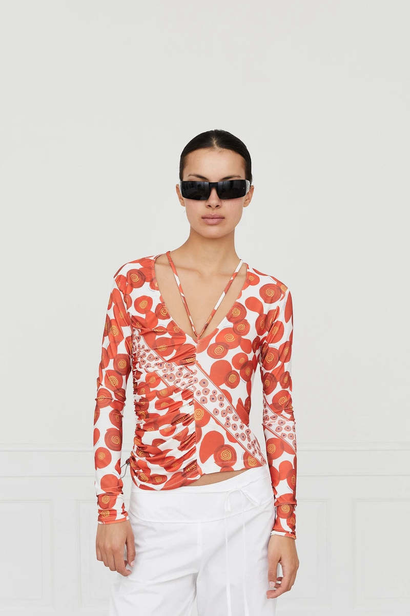 Saks Potts Buta Blouse - Boheme Flower Print Saks Potts Buta Blouse - Boheme Flower Print