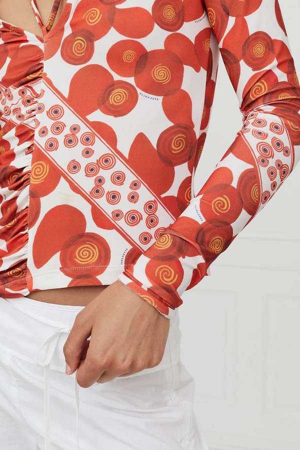 Saks Potts Buta Blouse - Boheme Flower Print Saks Potts Buta Blouse - Boheme Flower Print