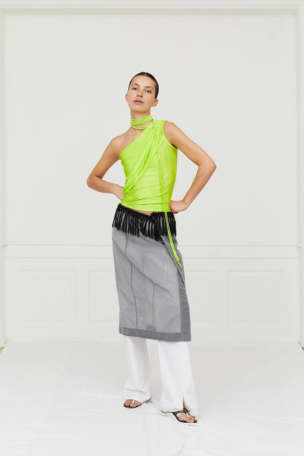 Saks Potts PhoebeTop - Neon Green | Garmentory