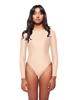 hauslabel LOW CUT BODYSUIT - CAMEL - Thumbnail 2