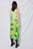 Assembly Satin Trapeze Dress - Tie Dye Citrus - Thumbnail 3