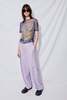 DRAE Wool Blend Cargo Pants - Lilac - Thumbnail 6