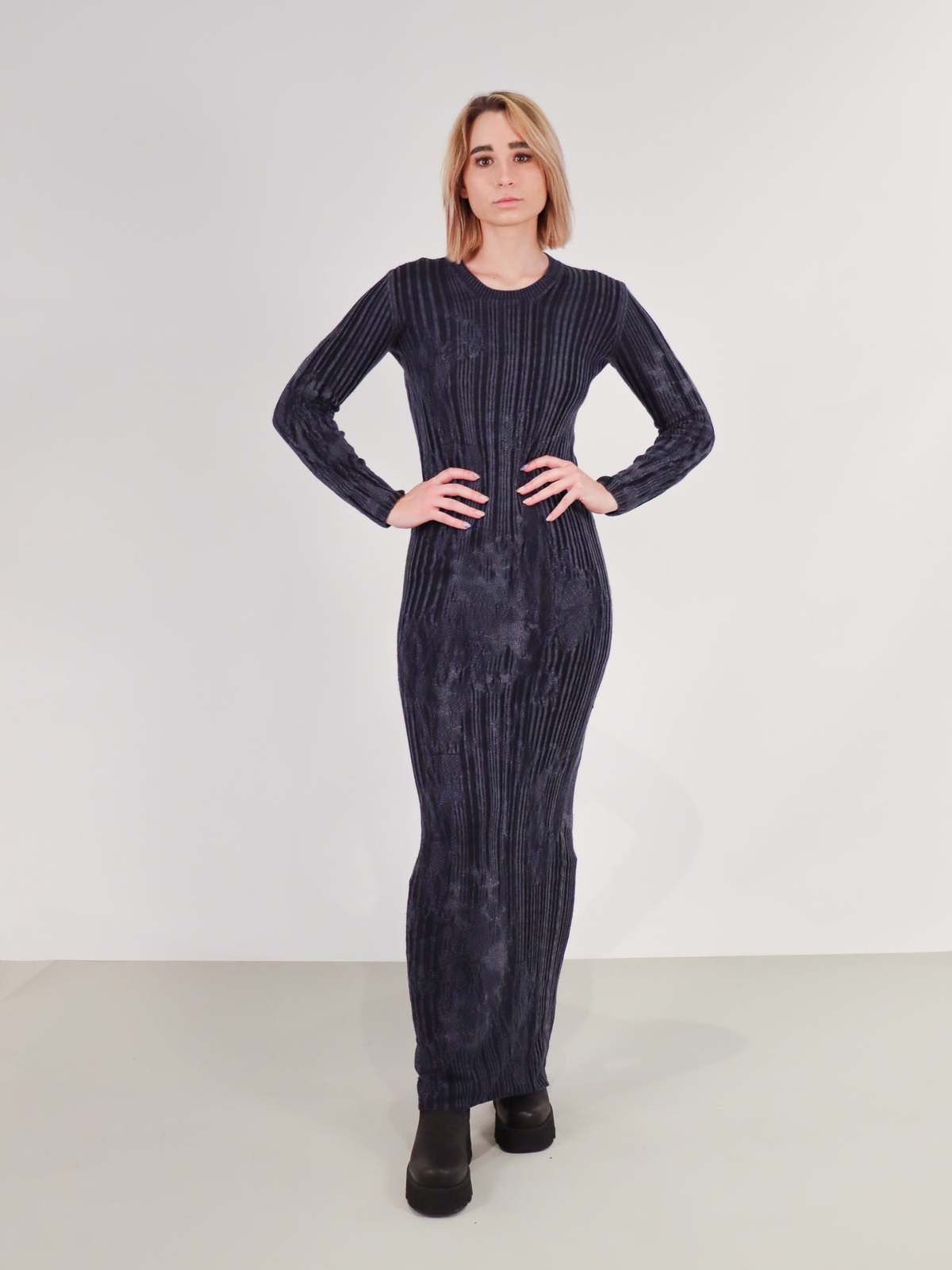 Serien°umerica Slim Fit Dress - Blue - Image 1 of 7