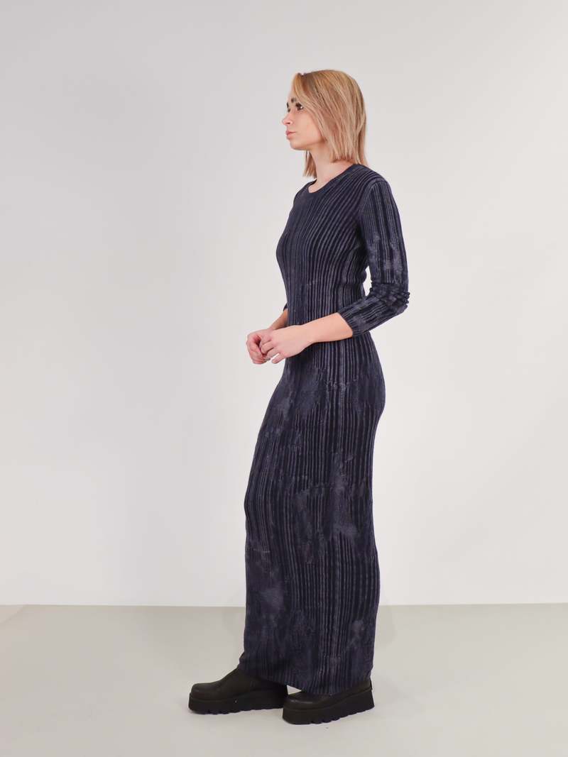 Serienumerica Slim Fit Dress - Blue