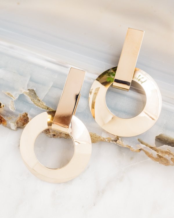 Minoux Bronze Lucky Earrings Minoux Bronze Lucky Earrings